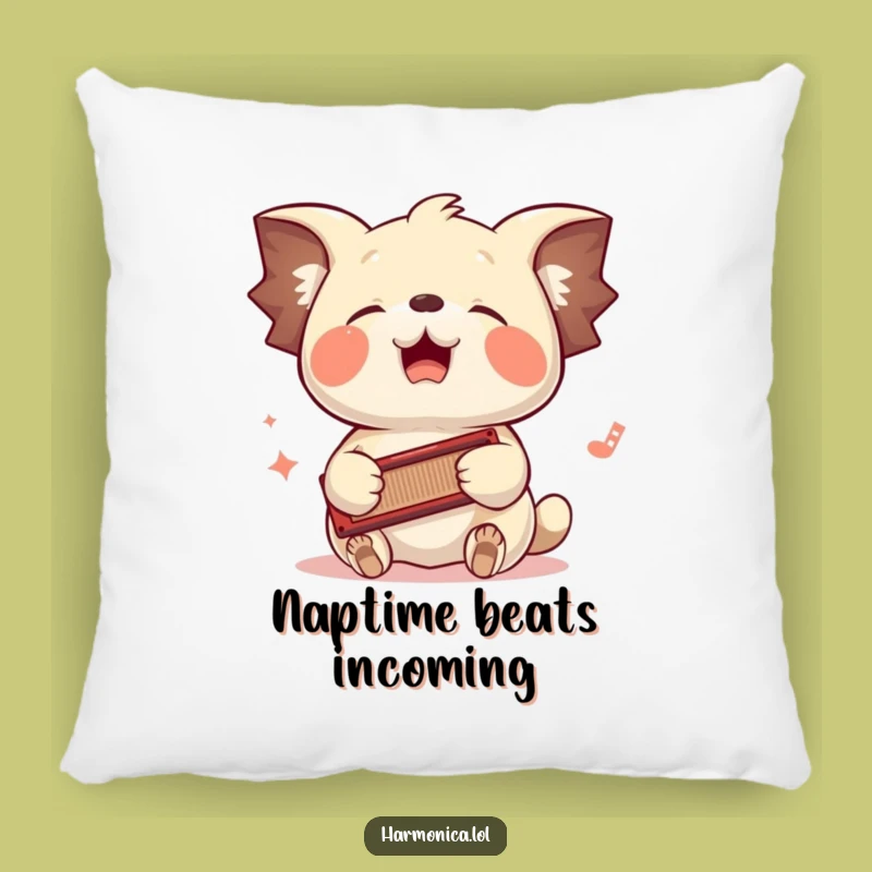 Funny Harmonica Rhythm Pillow: Cuddle Up with Musical Mirth!
